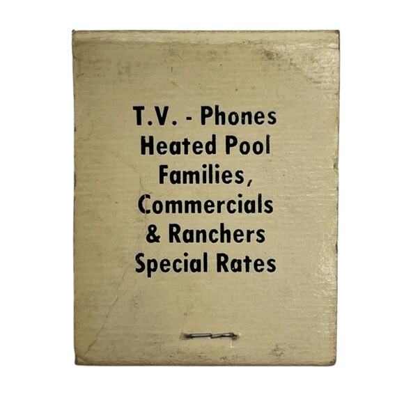 Vintage Dunes Motel Reno Nevada Matchbook Cover Advertising Souvenir Unstruck - Picture 2 of 6